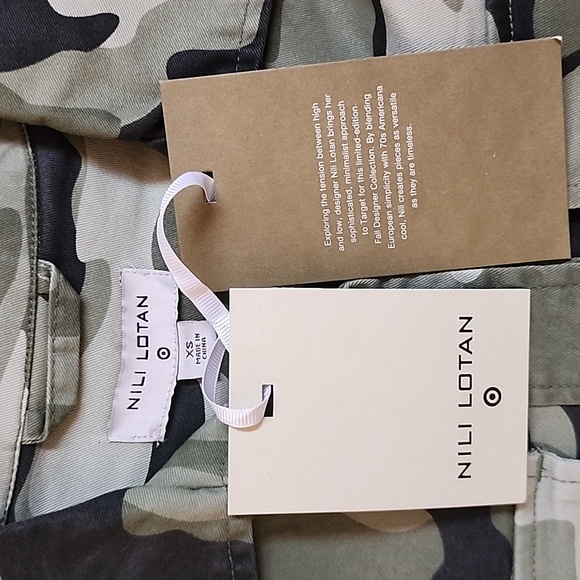 Nili Lotan Green Camouflage Jacket - Picture 14 of 16